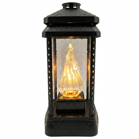 Elegancki wkład led do zniczy xl żywy płomień 16cm baterie w zestawie