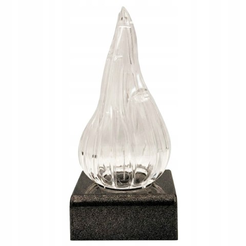 Elegancki wkład led do zniczy xl żywy płomień 16cm baterie w zestawie