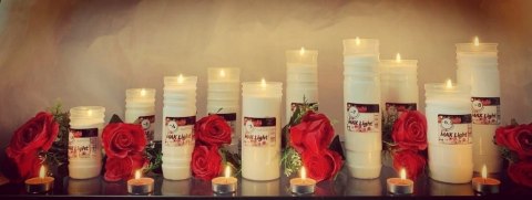 Wkład do znicza całoroczny 17cm uniwersalny nie dymi wypala się do końca