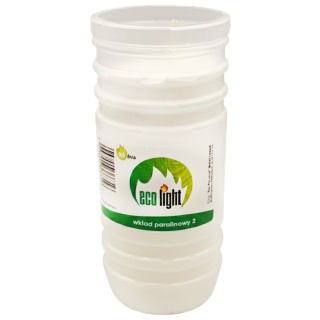 10x wkład do zniczy całoroczny 3 dni parafinowy wypala do końca 14cm 60h