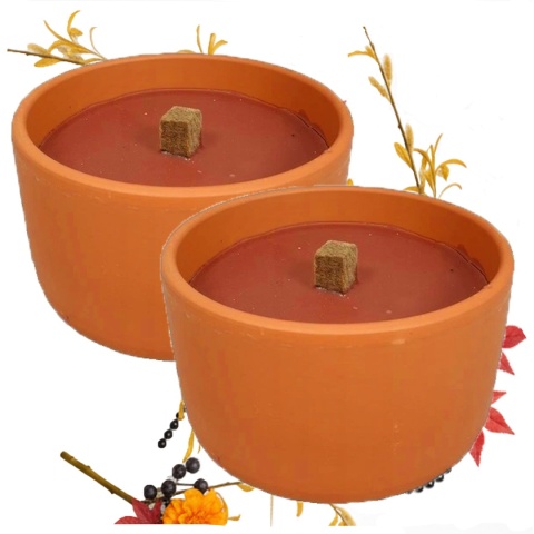 2x znicz ceramiczny ozdobny na grób cmentarz wszystkich świętych sztormiak