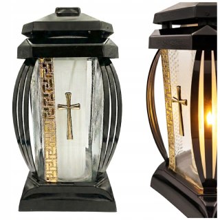 Znicz duży lampion na grób cmentarz kapliczka ozdobny dekoracyjny krzyż
