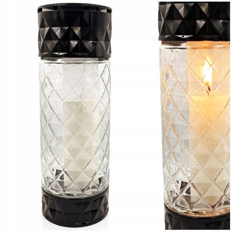 2x Wysoki znicz na cmentarz grób lampion kapliczka ozdobny klasyczny